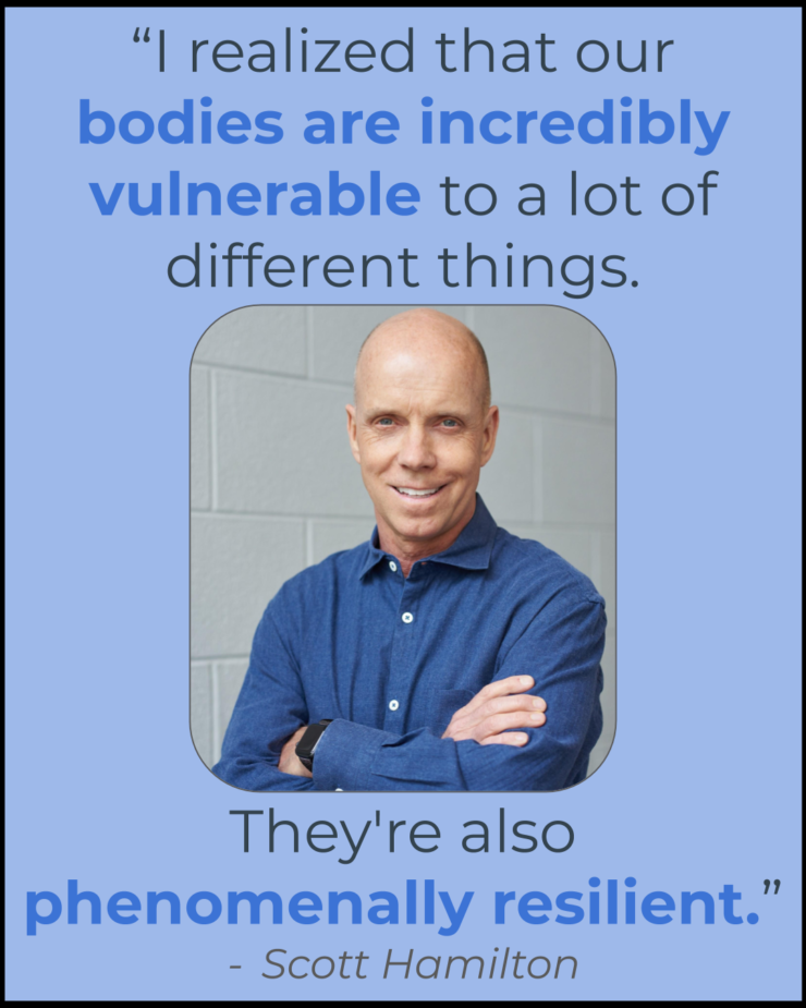 Live Your Days with Scott Hamilton A Ballsy Sense of Tumor